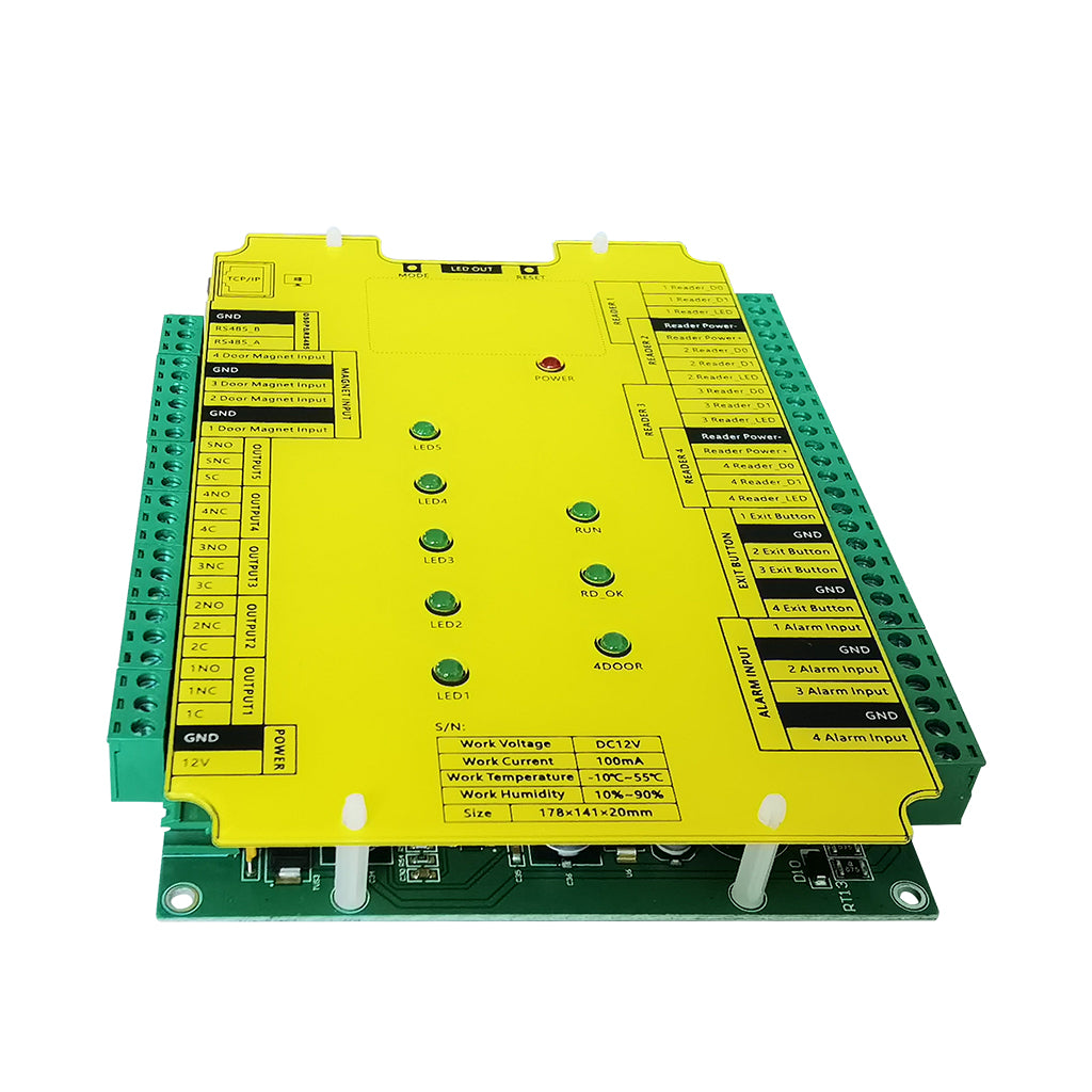 4 Doors OSDP Access Control Panel