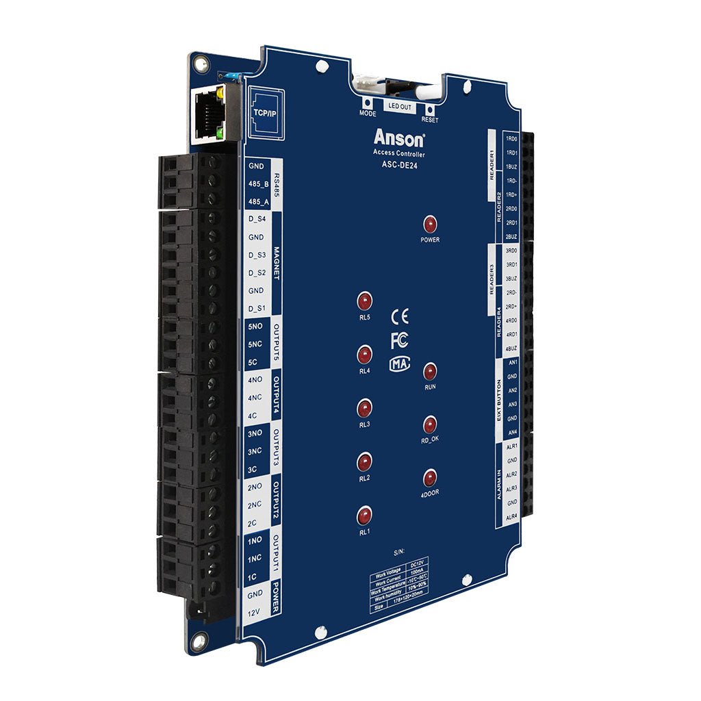 4 Doors Access Control Panel