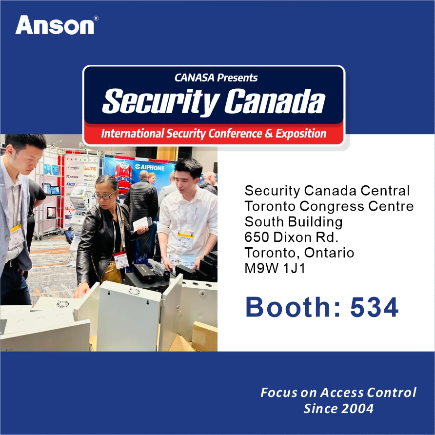 Anson will meet you at the Security Canada Trade Show